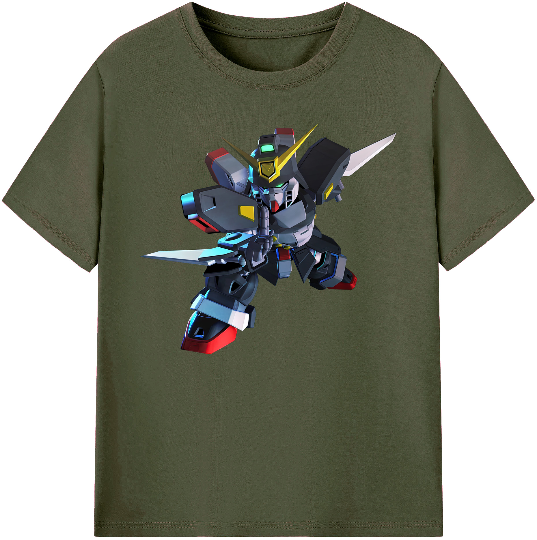 （画像用） 機動戦士ガンダム Mobile Suit Gundam 綿100％ メンズ半袖Tシャツ｜肌触りやわらか＆通気性